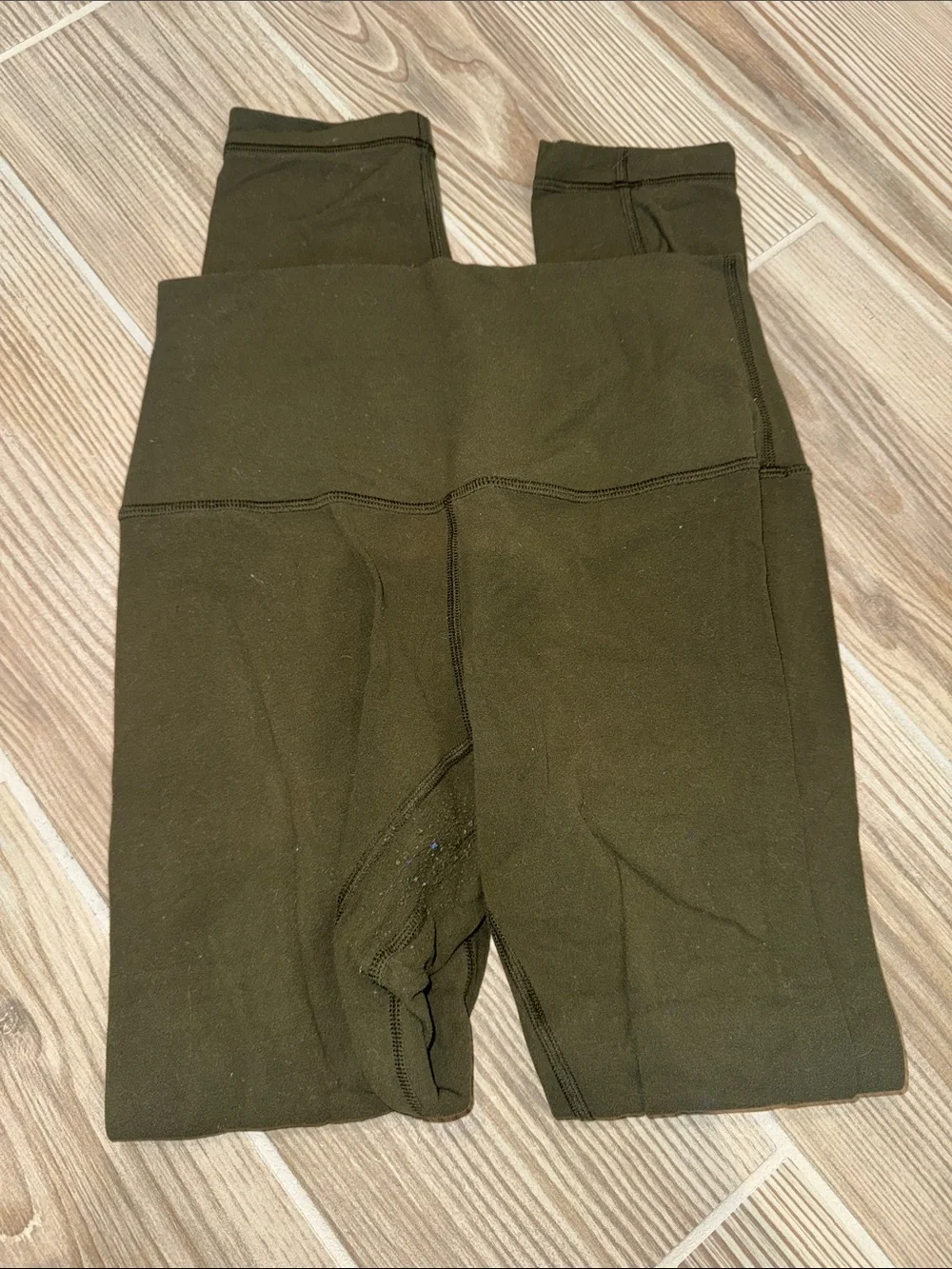 Olive green lululemon align leggings